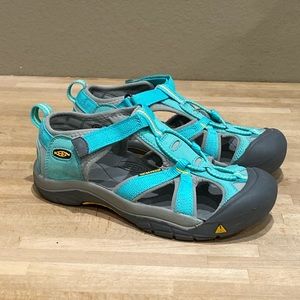 Keen Newport H2 Waterproof Sandals Womens Teal EU 38 US 6 Hook & Loop